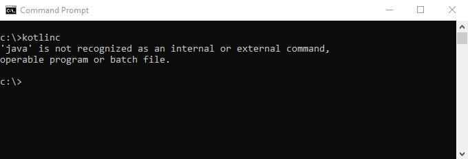 Kotlin compiler Check - Kotlin Installation