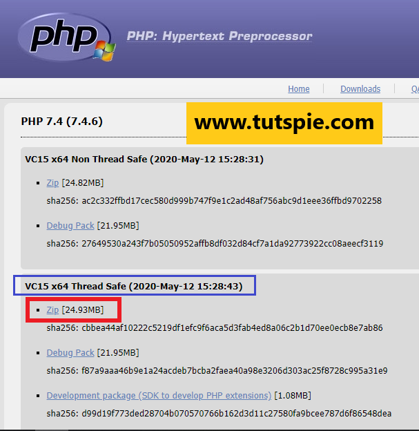 PHP Installation - Download PHP