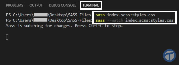 SCSS Transpilation/Compilation Using Dart - VS Code Commands